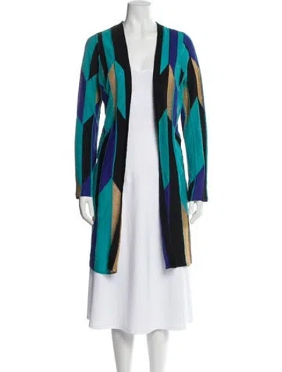 Pre-owned M Missoni Printed Blazer In Multi