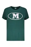 M Missoni Woman T-shirt Dark Green Size S Cotton