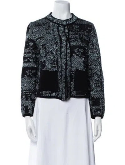 Pre-owned M Missoni Printed Evening Jacket In Black