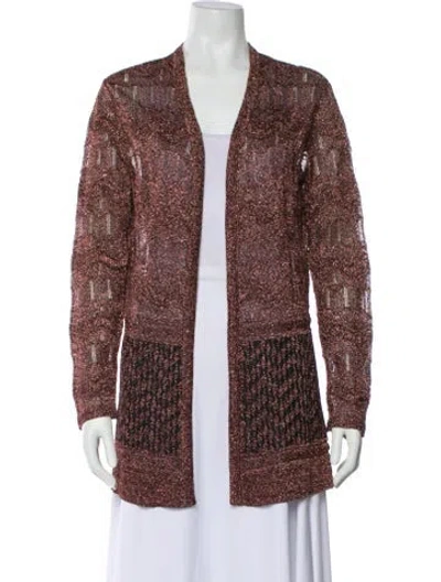 Pre-owned M Missoni Printed Evening Jacket In Brown