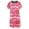 M Missoni Printed Stretch-jersey Mini Dress In Multicolor Viscose In Multi