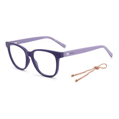 M Missoni Purple Polypropylene Glasses (frames)