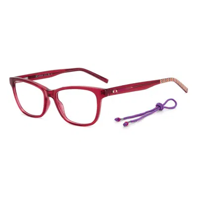 M Missoni Red Acetate Frames In Brown