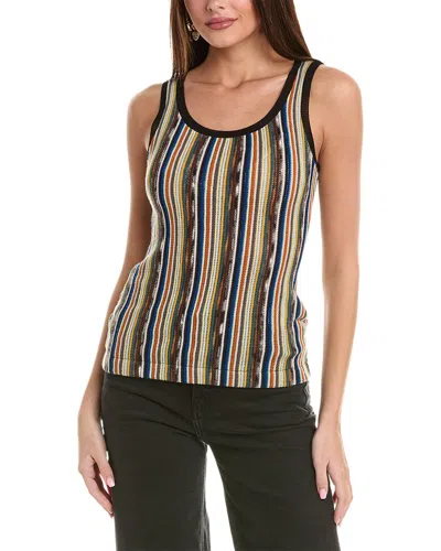 M Missoni Ribbed Wool Tank In Multi