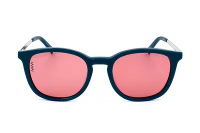 M Missoni Round Frame Sunglasses In Blue