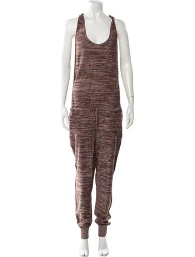 Pre-owned M Missoni Scoop Neck Jumpsuit In Pink