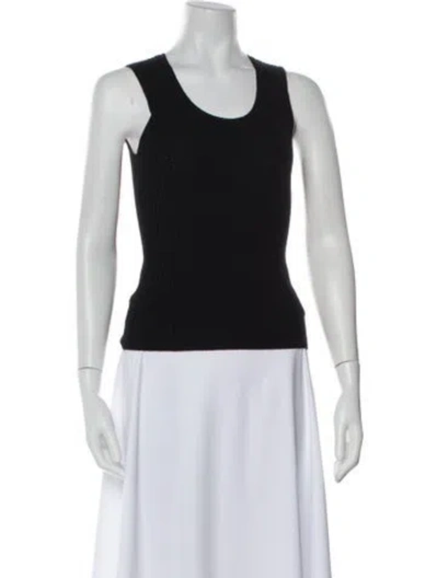 Pre-owned M Missoni Scoop Neck Sweater In Black