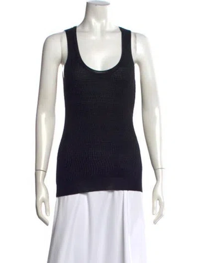 Pre-owned M Missoni Scoop Neck Sweater In Black