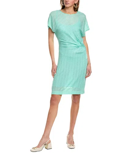 M Missoni Sheath Dress In Blue