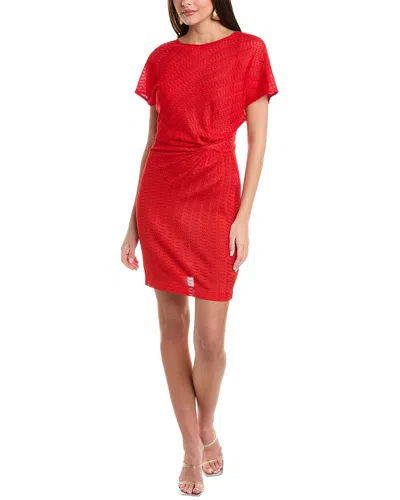 M Missoni Sheath Dress In Red