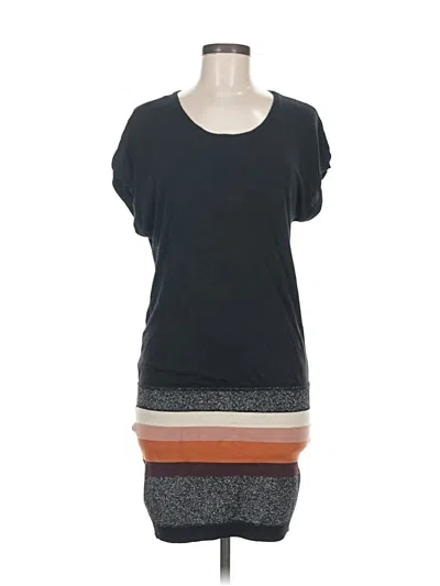 Pre-owned M Missoni Short Sleeve Top Black Scoop Neck Tops
