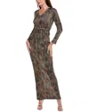 M Missoni Silk-blend Maxi Dress In Black