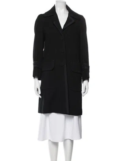 Pre-owned M Missoni Silk Coat In Black