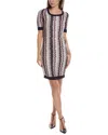 M Missoni Silk-lined Mini Dress In Pink