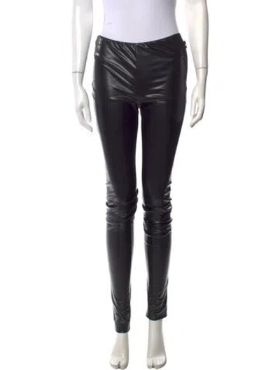 Pre-owned M Missoni Skinny Leg Pants In Black