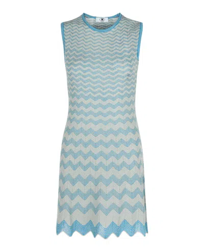 M Missoni Sleeveless Mini Dress In Multi