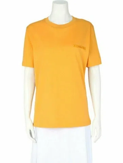 Pre-owned M Missoni Solid T-shirt W/ Tags In Orange