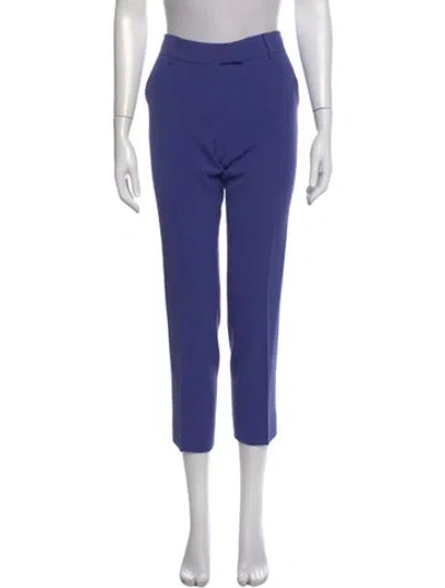 Pre-owned M Missoni Straight Leg Pants In Blue