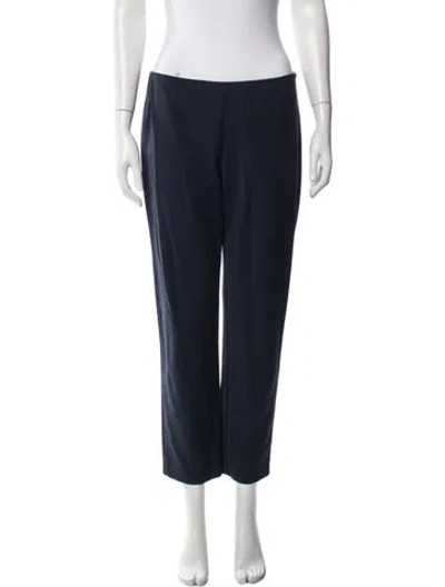 Pre-owned M Missoni Straight Leg Pants In Blue