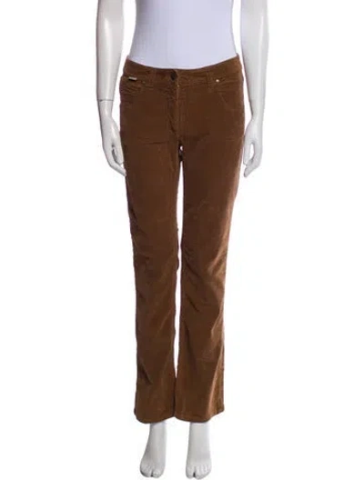 Pre-owned M Missoni Straight Leg Pants In Brown
