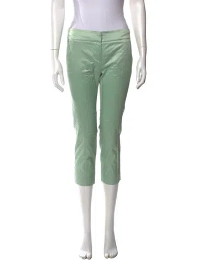 Pre-owned M Missoni Straight Leg Pants In Green
