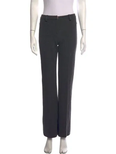 Pre-owned M Missoni Straight Leg Pants In Grey