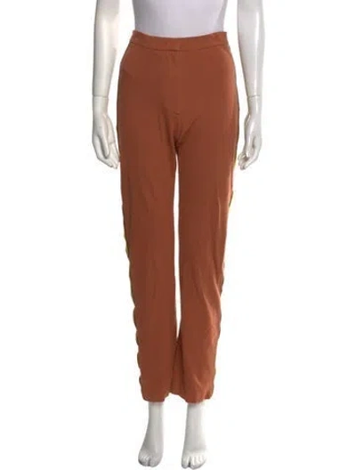 Pre-owned M Missoni Straight Leg Pants In Orange