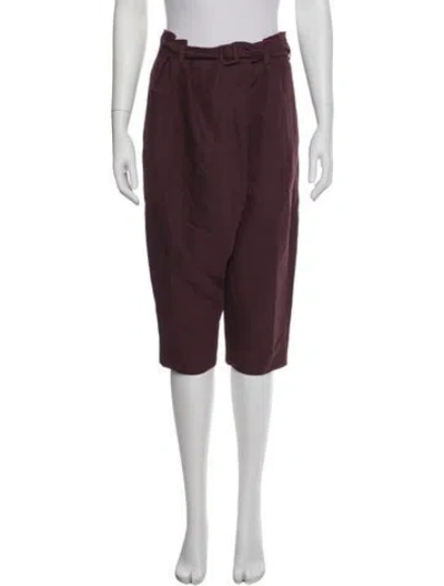 Pre-owned M Missoni Straight Leg Pants In Purple