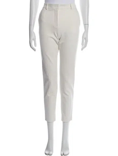 Pre-owned M Missoni Straight Leg Pants In White