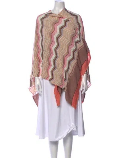 Pre-owned M Missoni Striped Crew Neck Top In Multi