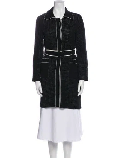 Pre-owned M Missoni Striped Jacket In Black