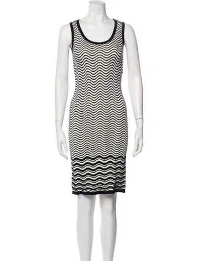 Pre-owned M Missoni Striped Knee-length Dress