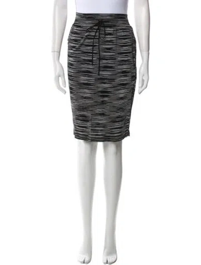 Pre-owned M Missoni Striped Knee-length Skirt In Multi