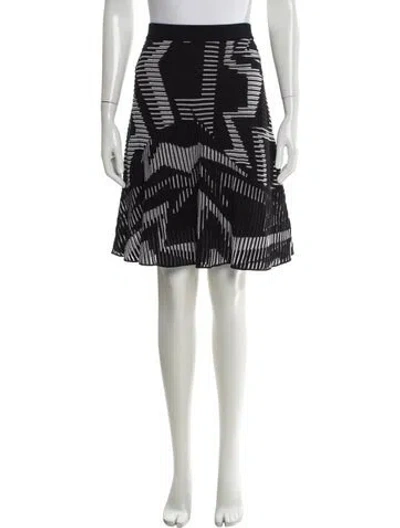 Pre-owned M Missoni Striped Knee-length Skirt W/ Tags In Multi