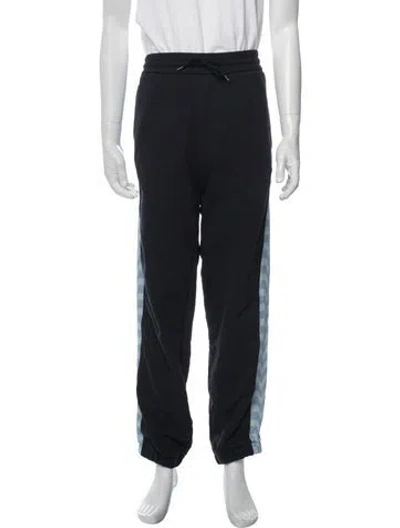 Pre-owned M Missoni Striped Lounge Bottoms In Blue