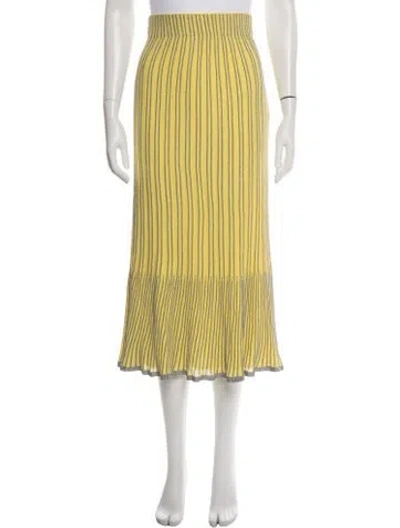 Pre-owned M Missoni Striped Midi Length Skirt W/ Tags