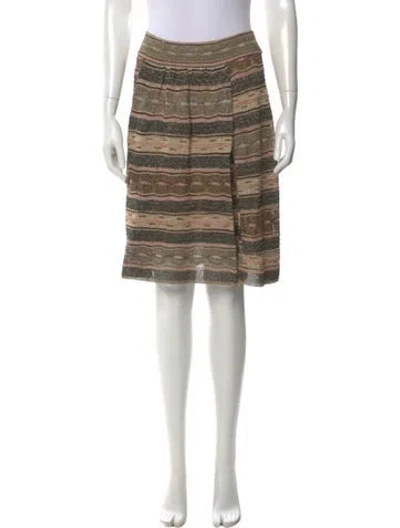 Pre-owned M Missoni Striped Mini Skirt
