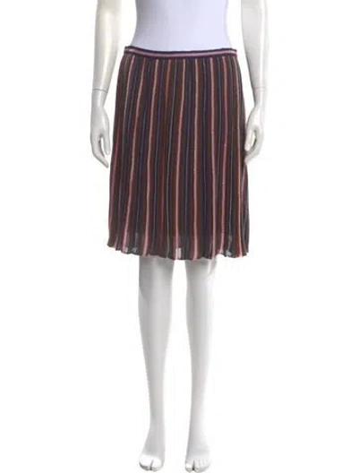 Pre-owned M Missoni Striped Mini Skirt