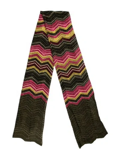 Pre-owned M Missoni Striped Scarf