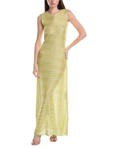 M Missoni Striped Tank Maxi Dress In Animal Print