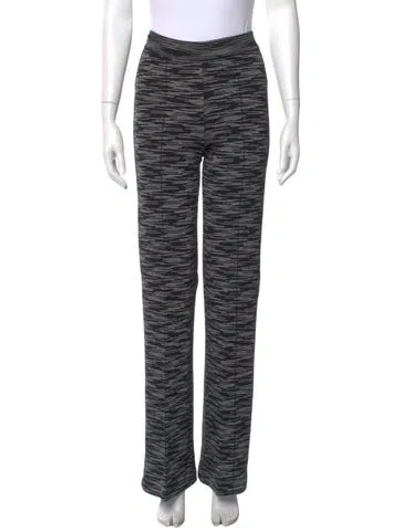 Pre-owned M Missoni Striped Wide Leg Pants In Multi