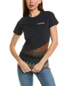 M Missoni Woman T-shirt Midnight Blue Size M Cotton, Viscose, Cupro, Polyester In Blue