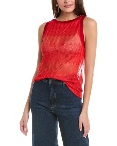 M Missoni Tank In Red