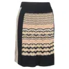 M Missoni Textured Knit Skirt In Multicolor Nylon