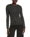 M Missoni Textured Sweater In Black