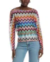 M Missoni Textured Top In Multi