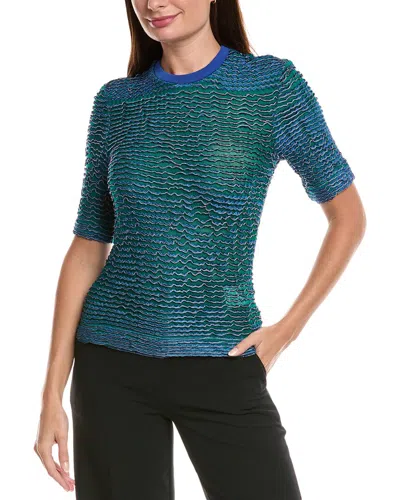 M MISSONI M MISSONI TEXTURED WOOL-BLEND TOP