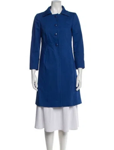 Pre-owned M Missoni Vintage Coat In Blue