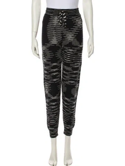 Pre-owned M Missoni Virgin Wool Striped Sweatpants In Multi