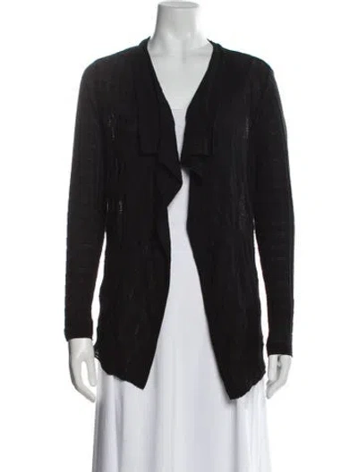 Pre-owned M Missoni V-neck Sweater In Black